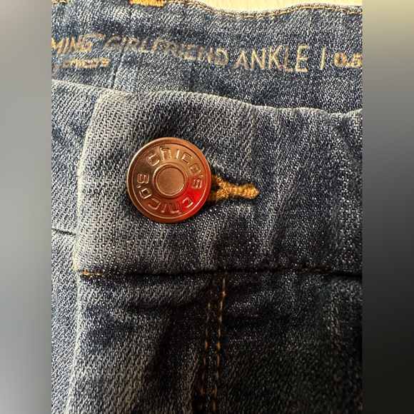 Sparkle side stripe Chicos ankle jeans size 0.5 (size women’s 6) - Picture 9 of 14